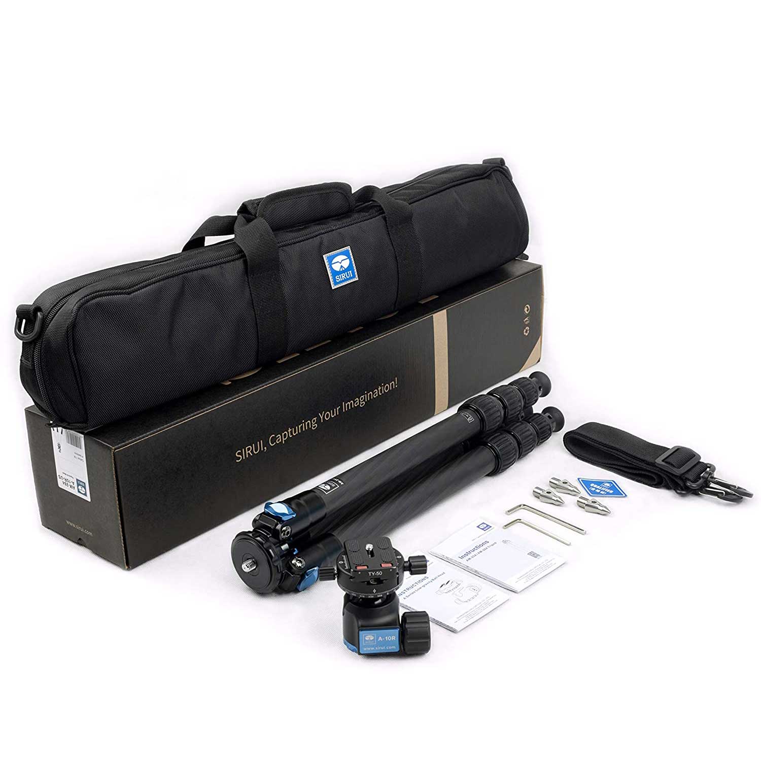 SIRUI AM-284 TravelLegs Pro Dreibeinstativ Carbon mit Kugelkopf A-10R - AM2-Serie - Image 5