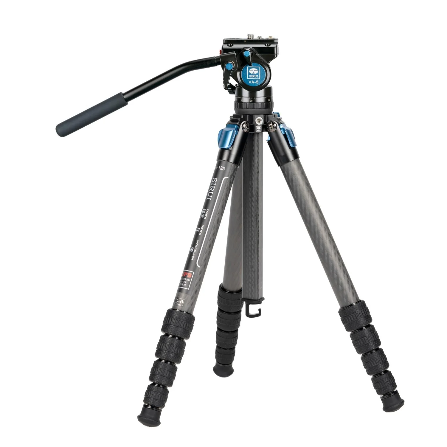 SIRUI ST-125 Superb Travel Dreibeinstativ Carbon 158 cm mit Videokopf VA-5 ST-Serie