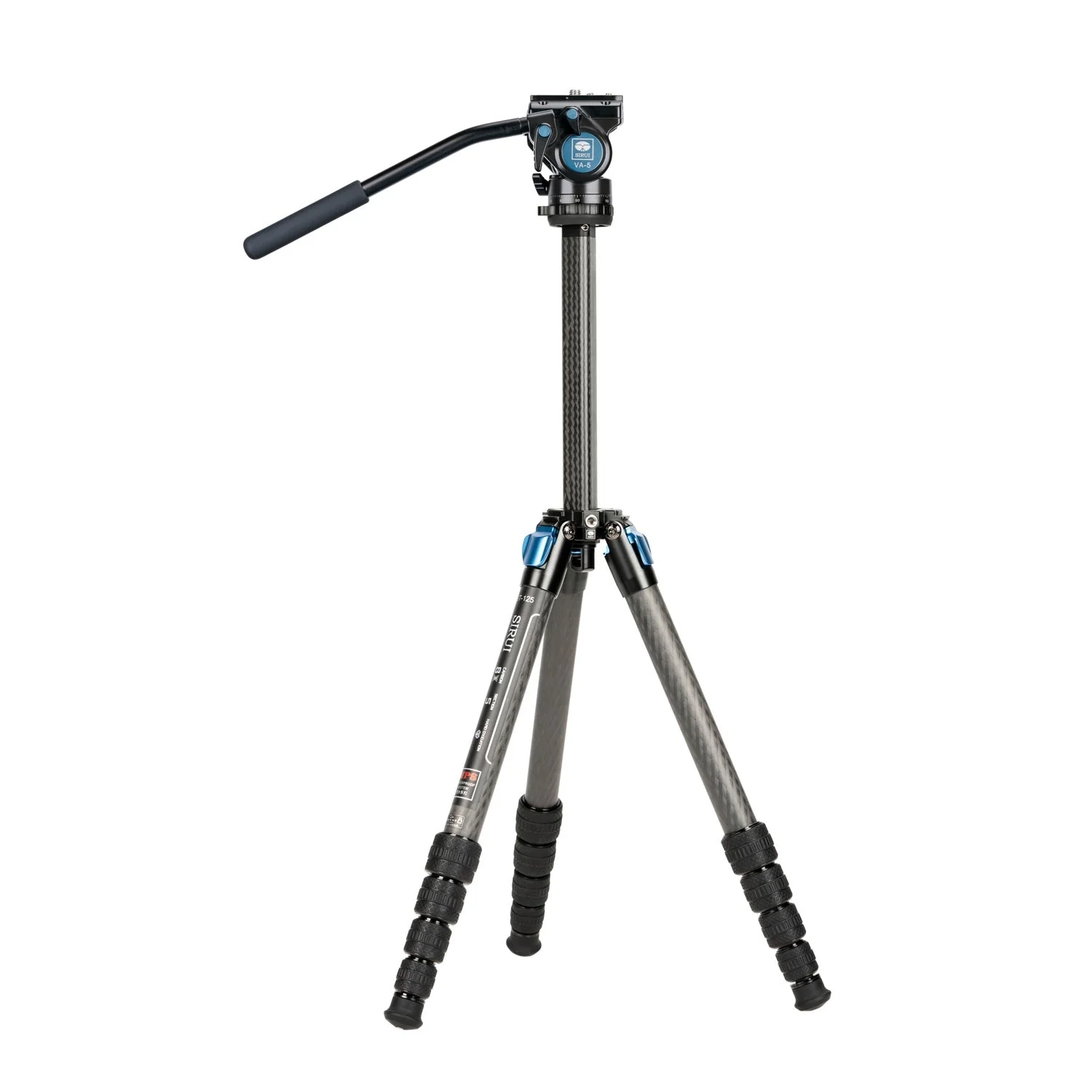 SIRUI ST-125 Superb Travel Dreibeinstativ Carbon 158 cm mit Videokopf VA-5 ST-Serie - Image 2