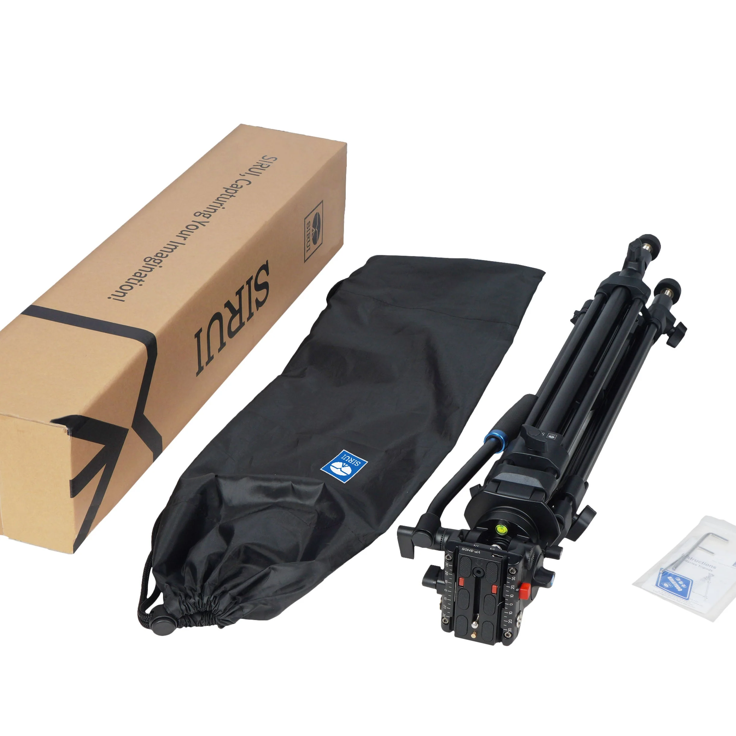 SIRUI SH-05 Broadcaststativ 140 cm - Starter mit Videoneiger - SH-Serie - Image 11