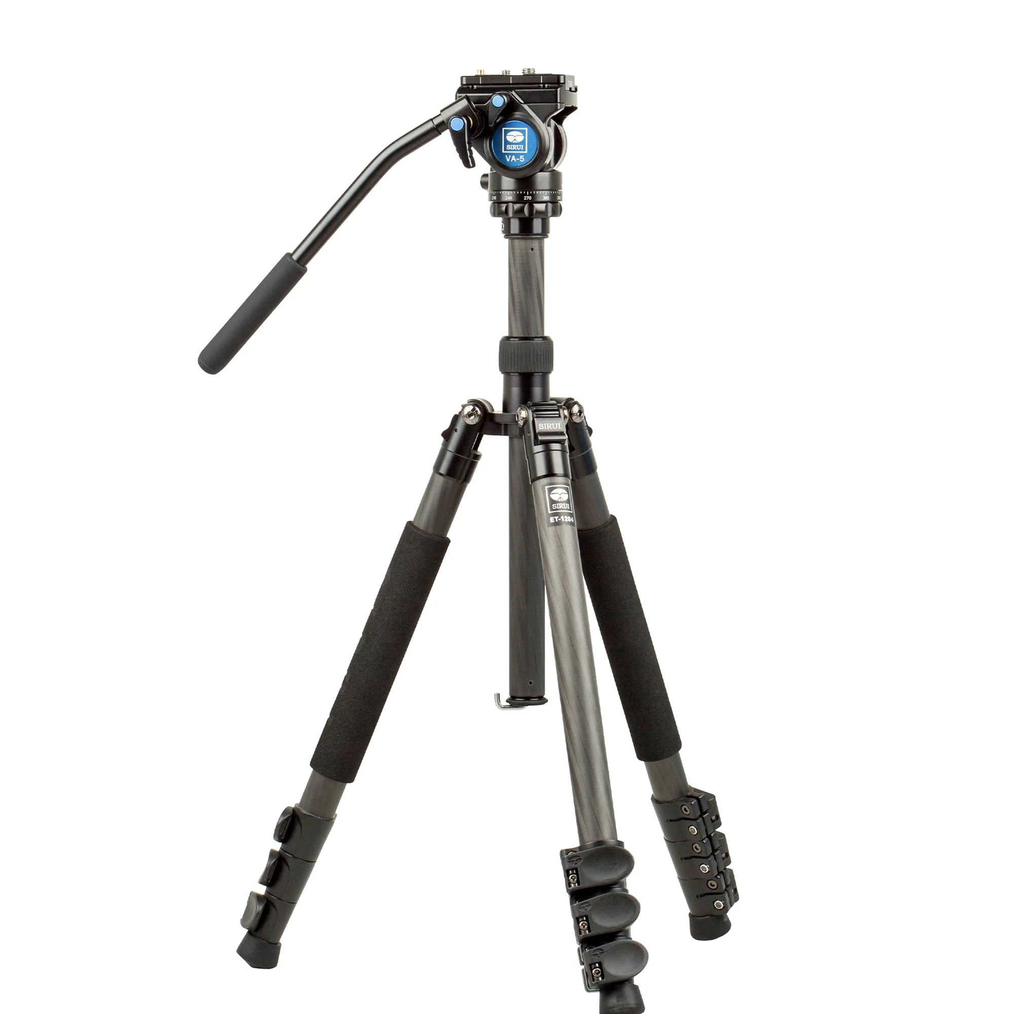 SIRUI ET-1204 Easy Traveler - Carbon Dreibeinstativ mit Videokopf VA-5