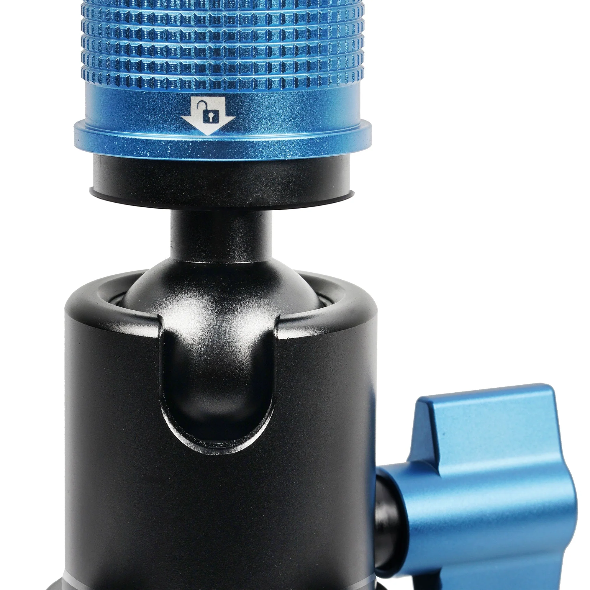 SIRUI P-325FS Carbon Einbeinstativ 148 cm mit Standspinne + Videoneiger VA-5 - Image 10