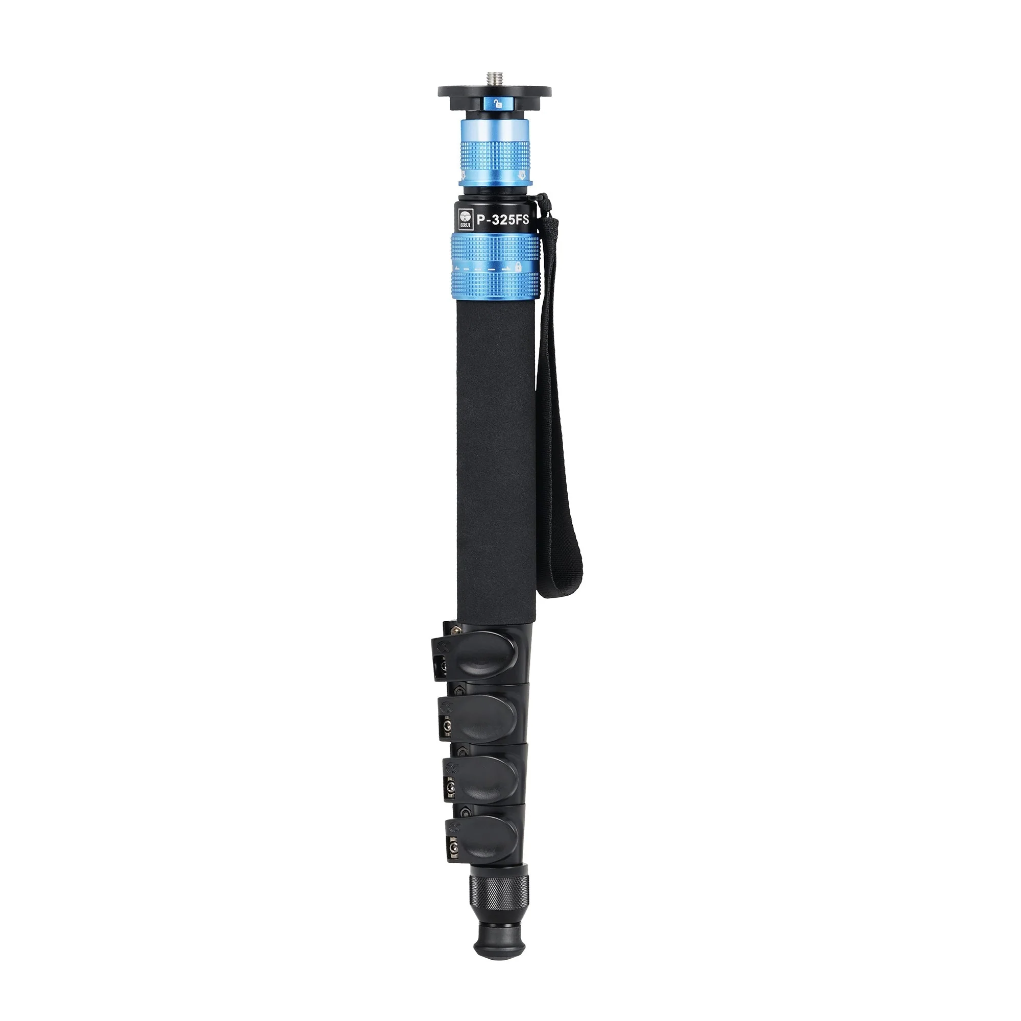 SIRUI P-325FS Carbon Einbeinstativ 148 cm mit Standspinne + Videoneiger VA-5 - Image 5