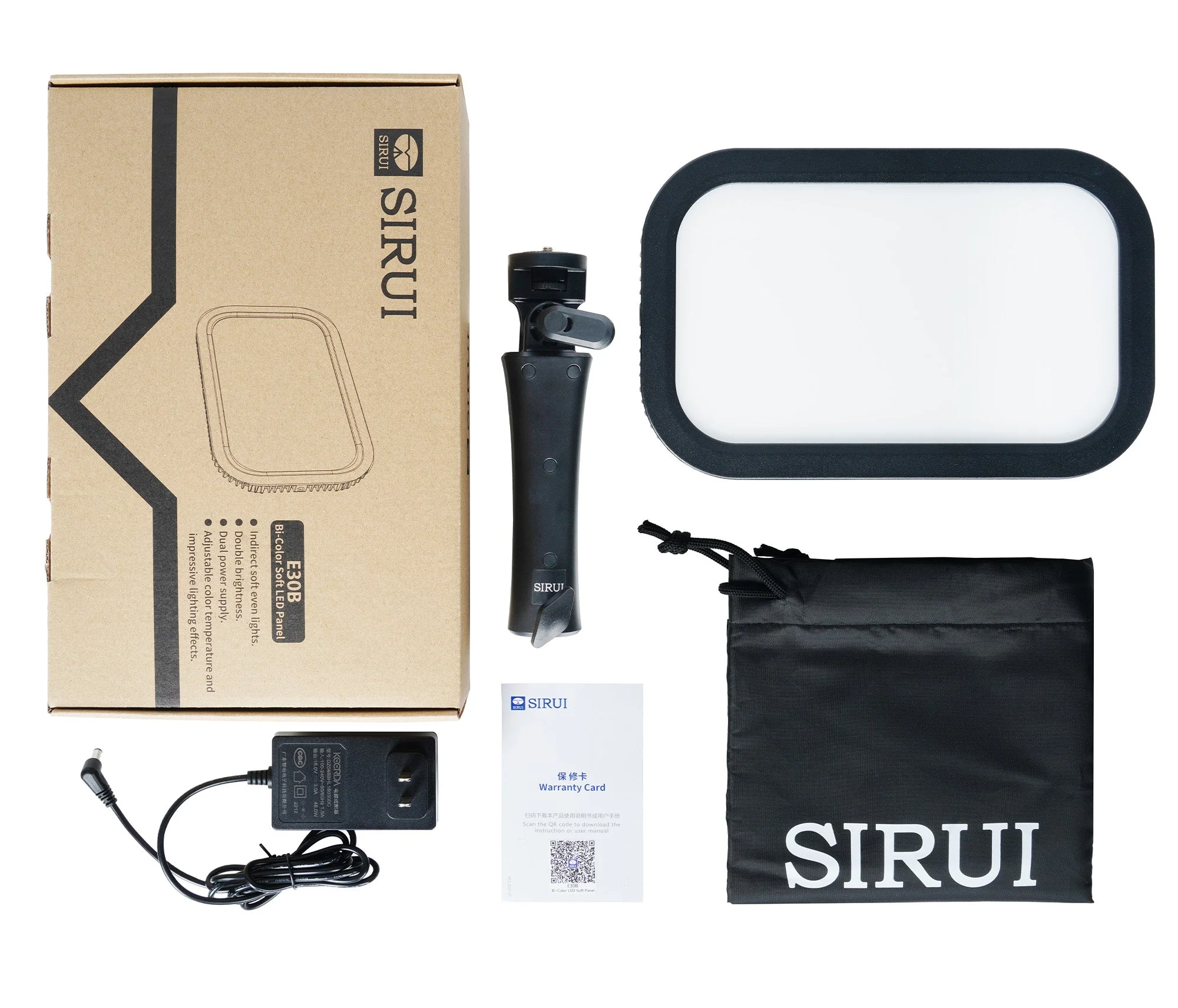 SIRUI E30B LED-Panel Bi-Color 30W - Event-, Foto- + Videoleuchte - Image 11