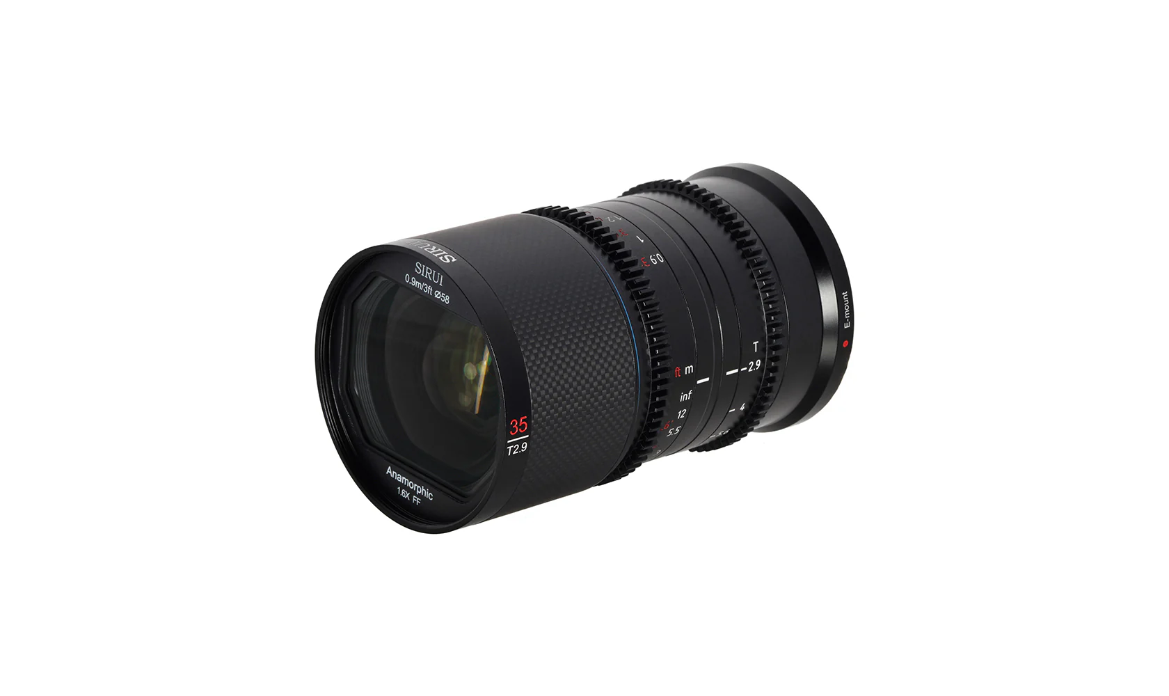 B-WARE SIRUI Saturn 35/50/75mm T2.9 1.6x anamorphotes Carbon-Vollformat-Objektiv - for diverse Kameraanschlosse B-WARE - Image 13