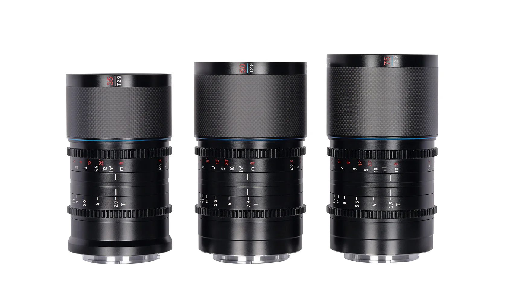 B-WARE SIRUI Saturn 35/50/75mm T2.9 1.6x anamorphotes Carbon-Vollformat-Objektiv - for diverse Kameraanschlosse B-WARE - Image 18
