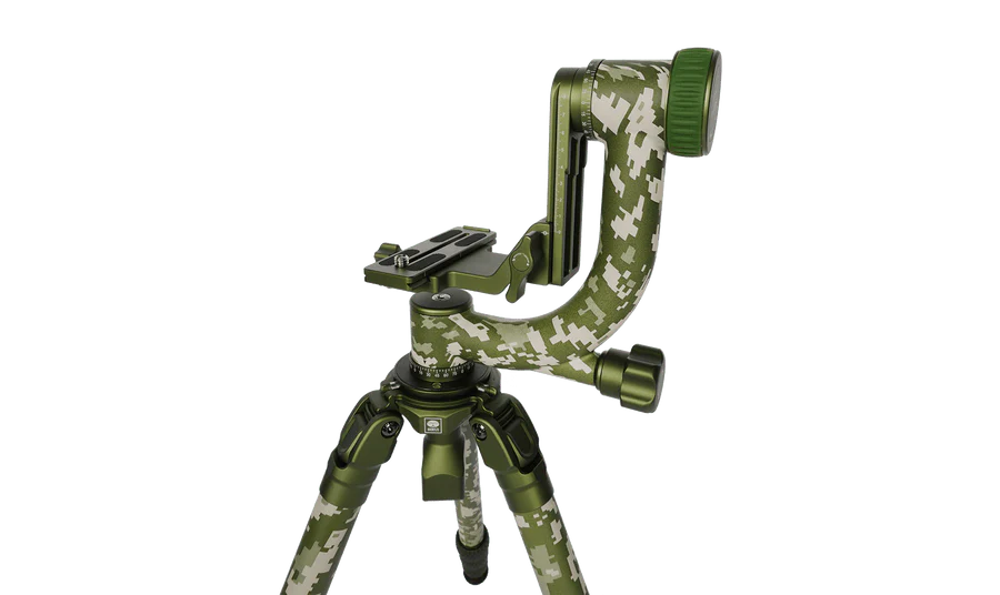 SIRUI 2-in-1 Explorer-Serie Camouflage Outdoor-Stativ-Set CT-3204+CH20 - Image 3