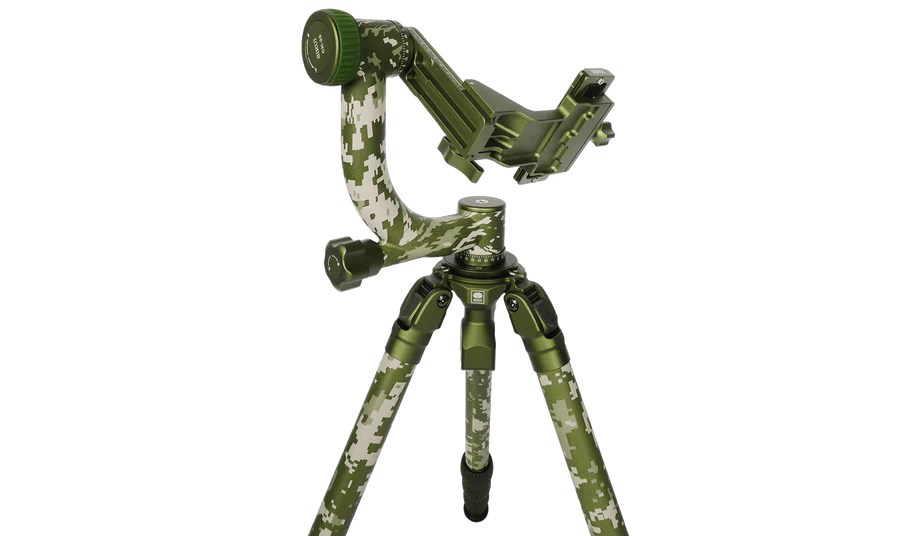 SIRUI 2-in-1 Explorer-Serie Camouflage Outdoor-Stativ-Set CT-3204+CH20 - Image 4