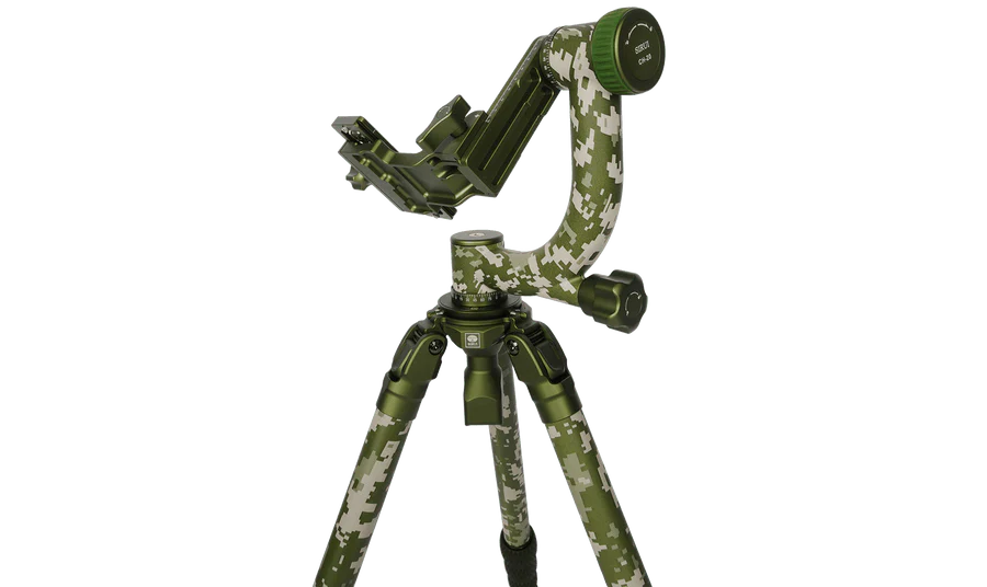 SIRUI 2-in-1 Explorer-Serie Camouflage Outdoor-Stativ-Set CT-3204+CH20 - Image 5