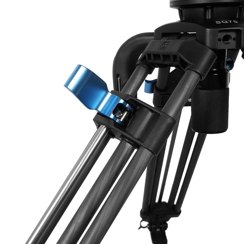 SQ75 Rapid System Heavy Duty Carbonfaser-Videostativ-Set mit VHS-10 professionellem Fluidkopf - Image 8